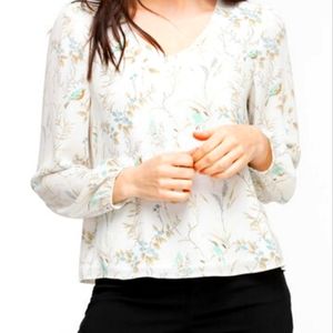SIZE XXL LONG SLEEVE V-NECK TOP